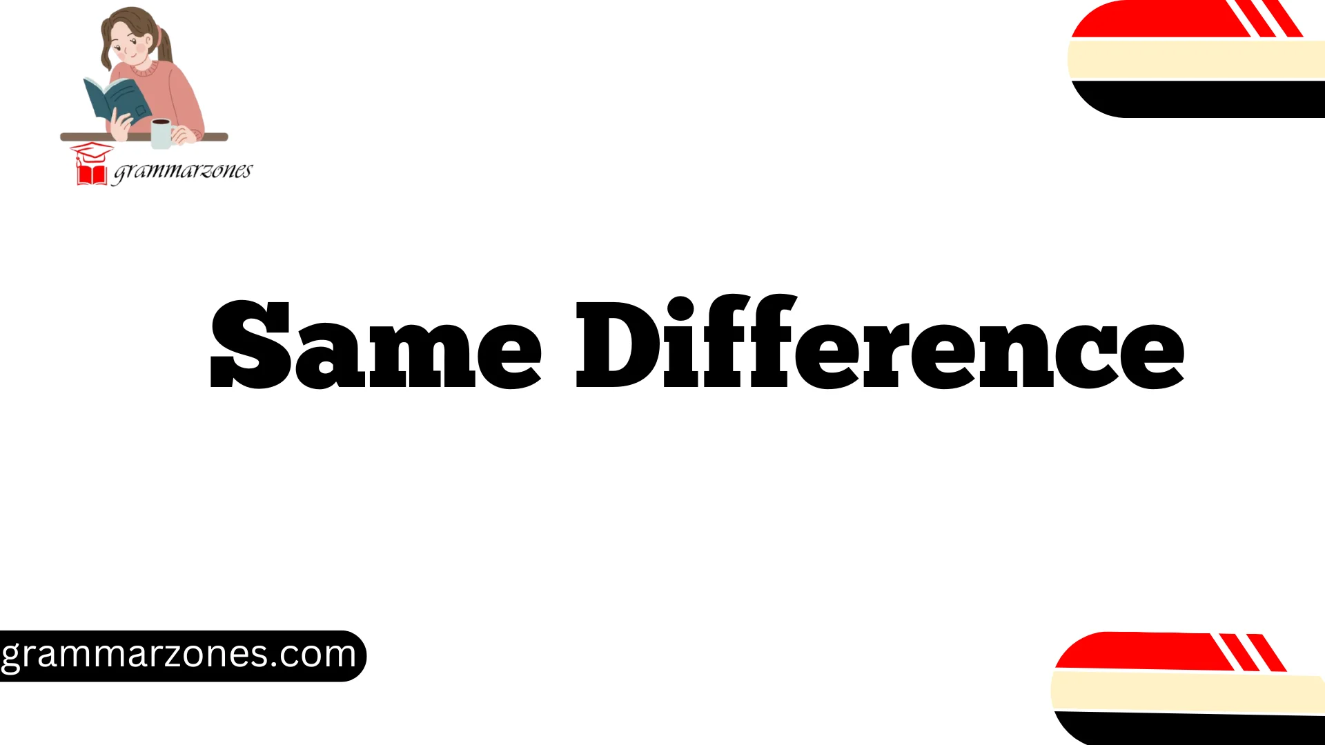 Same Difference